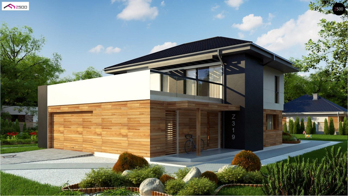 Проект дома U319 - 2 Двухэтажные дома в Киеве