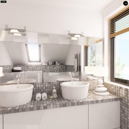 Проект дома U124 - 20 С мансардным этажом дома в Киеве