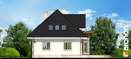 Проект дома Дом в авокадо вер.2 - 4 С мансардным этажом дома в Киеве