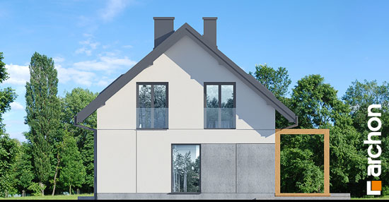 Проект дома Дом в рубеллах - 5 С мансардным этажом дома в Киеве