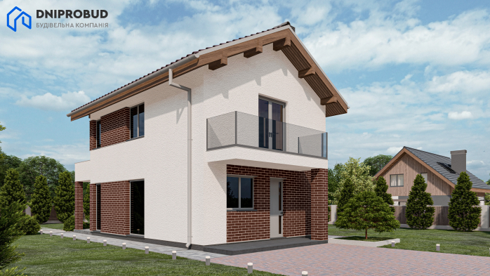 Проект дома Db 29 - 2 Двухэтажные дома в Киеве