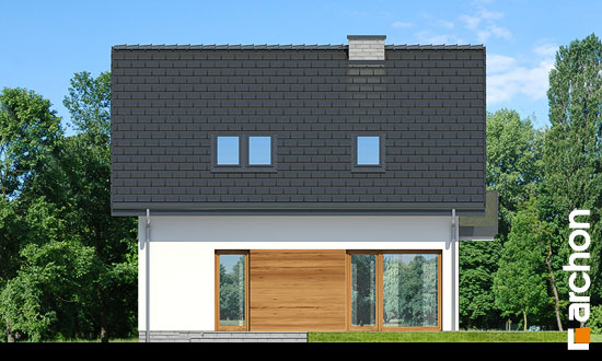 Проект дома Дом в бруснике 4 - 6 С мансардным этажом дома в Киеве