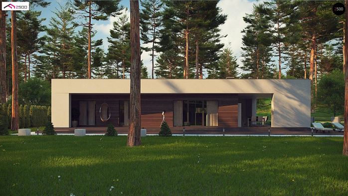 Проект дома Ux80 - 9 Одноэтажные дома в Киеве