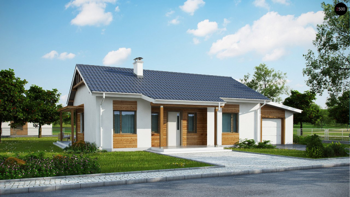 Проект дома U136 GP - 1 Одноэтажные дома в Киеве