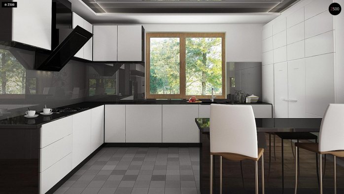 Проект дома U67 - 8 С мансардным этажом дома в Киеве