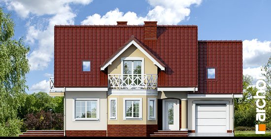 Проект дома Дом в ананасах вер.2 - 3 С мансардным этажом дома в Киеве