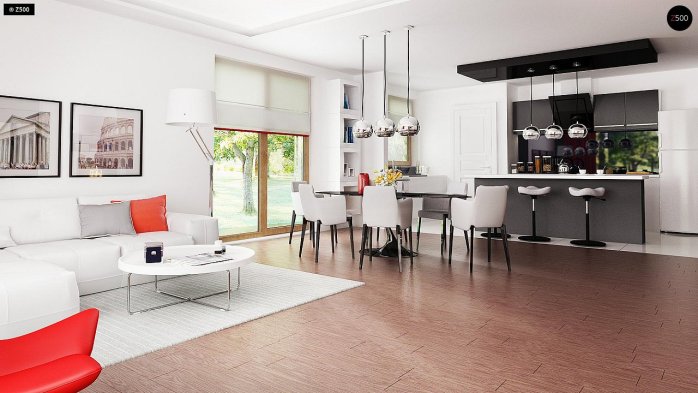 Проект дома U52 - 5 Одноэтажные дома в Киеве