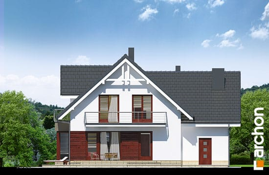 Проект дома Дом в тамарисках 2 (Н) вер.2 - 6 С мансардным этажом дома в Киеве