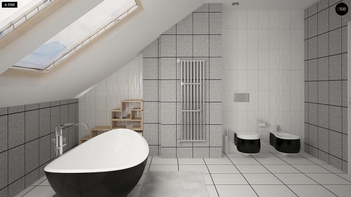 Проект дома U219 - 12 С мансардным этажом дома в Киеве