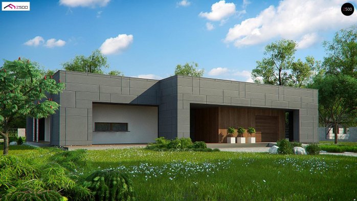 Проект дома Ux118 - 1 Одноэтажные дома в Киеве