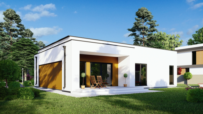 Проект дома DBT 414 - 3 Одноэтажные дома в Киеве