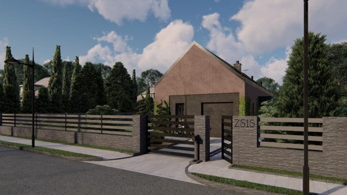 Проект дома U515 - 2 С мансардным этажом дома в Киеве