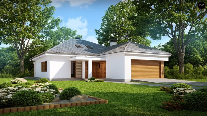 Проект дома U206 - 1 Одноэтажные дома в Киеве