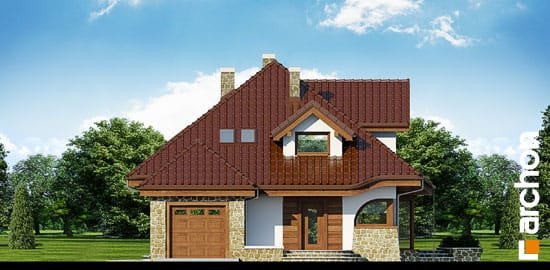 Проект дома Дом в зефирантесе вер.2 - 3 С мансардным этажом дома в Киеве