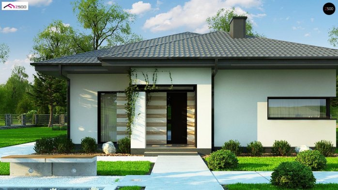 Проект дома U383 - 5 Одноэтажные дома в Киеве