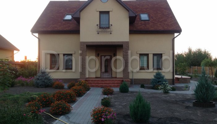 Мансардный дом для двух поколений в с. Обуховка (Мустанг)