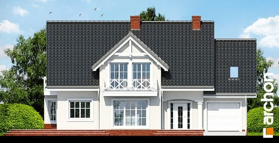 Проект дома Дом в зорях 2 вер.2 - 3 С мансардным этажом дома в Киеве