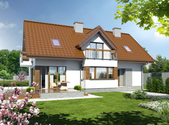 Проект дома Дом в майоране 2 (Н) вер.2