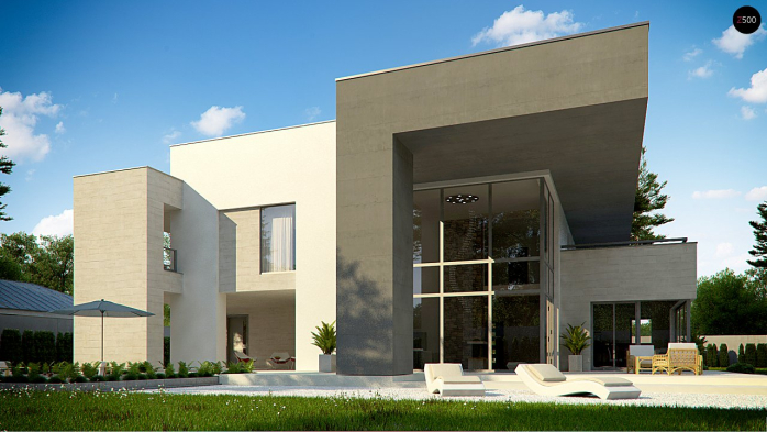 Проект дома Ux127 - 5 Двухэтажные дома в Киеве