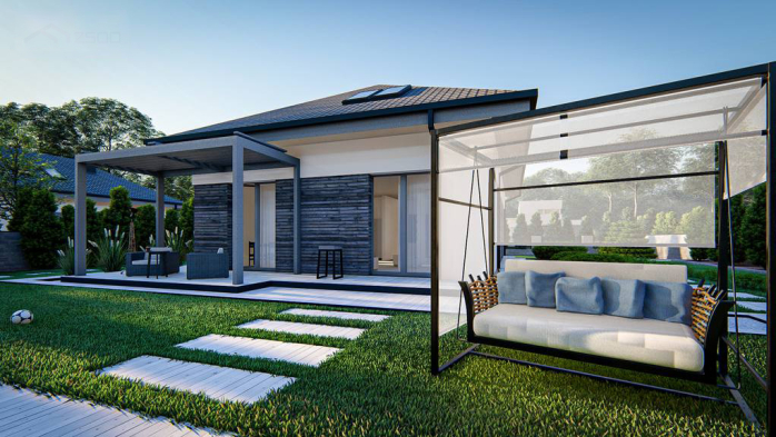 Проект дома U476 - 7 С мансардным этажом дома в Киеве