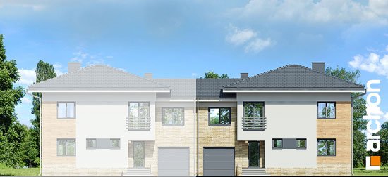 Проект дома Дом в мирте 3 (B) вер.3 - 3 Двухэтажные дома в Киеве