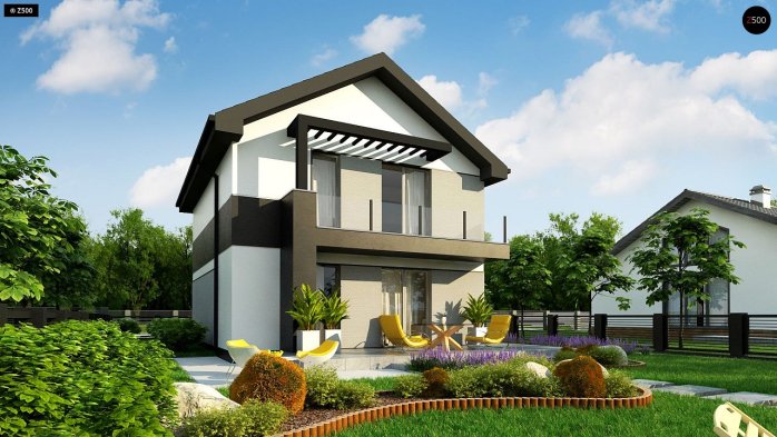 Проект дома U372 - 5 Двухэтажные дома в Киеве