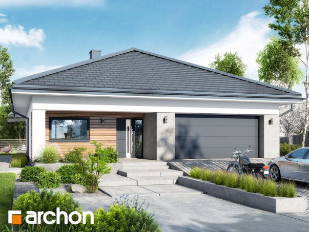 Проект дома Дом в ренклодах 11 (Г2) - 1 Одноэтажные дома в Киеве