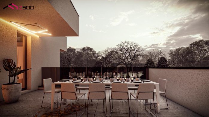 Проект дома Ux220 - 8 Двухэтажные дома в Киеве