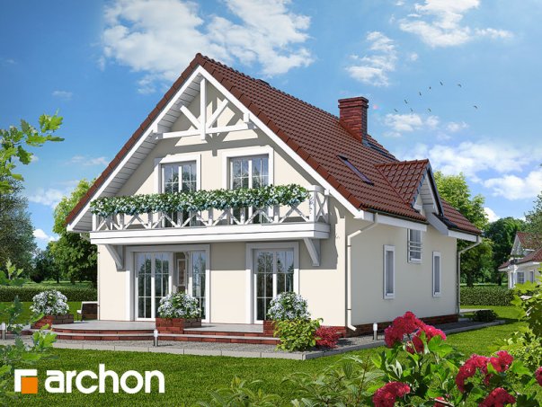 Проект дома Дом под калиной вер.2 - 2 С мансардным этажом дома в Киеве