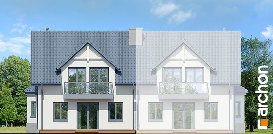 Проект дома Дом в клематисах 2 вер.3 - 6 С мансардным этажом дома в Киеве