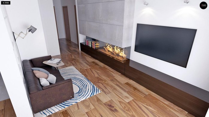 Проект дома U16 - 4 Одноэтажные дома в Киеве