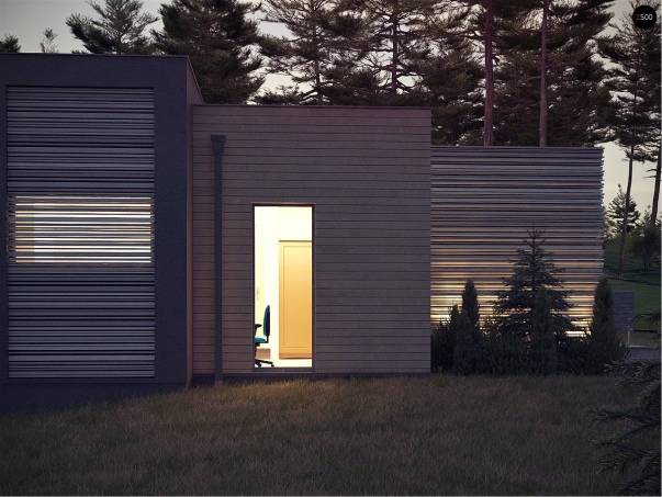 Проект дома Ux65 - 19 Одноэтажные дома в Киеве