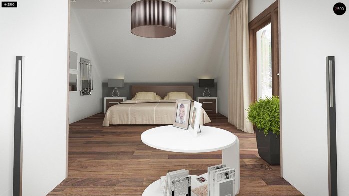 Проект дома U150 - 16 С мансардным этажом дома в Киеве