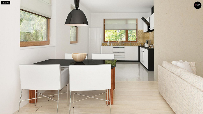 Проект дома U183 - 7 С мансардным этажом дома в Киеве