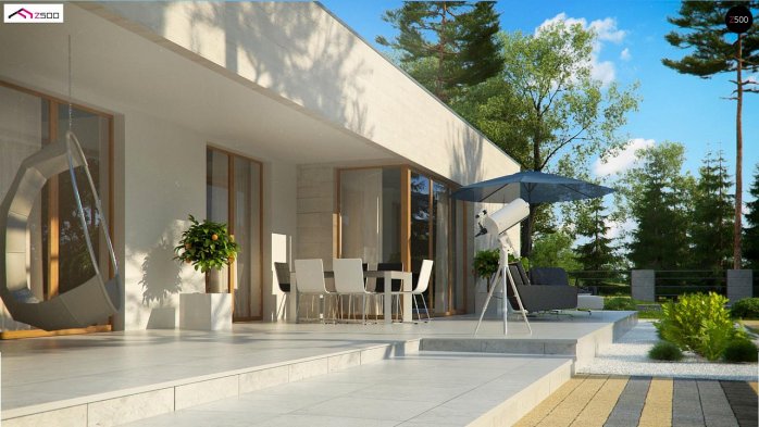 Проект дома Ux67 - 8 Одноэтажные дома в Киеве