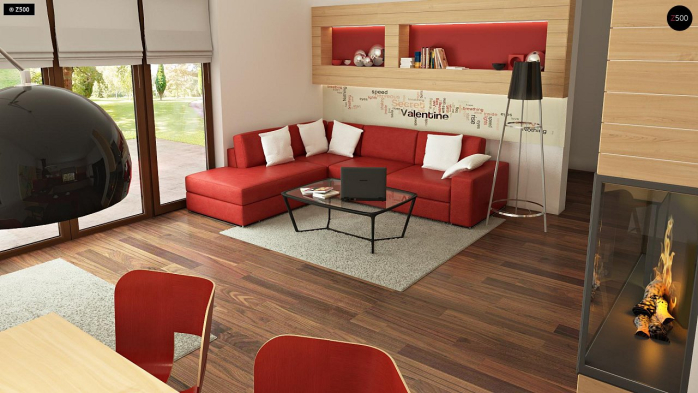 Проект дома U176 GP - 8 Одноэтажные дома в Киеве