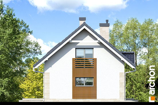 Проект дома Дом в бруснике 2 вер.2 - 5 С мансардным этажом дома в Киеве