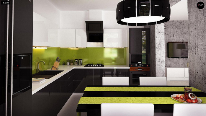 Проект дома U174 - 9 С мансардным этажом дома в Киеве