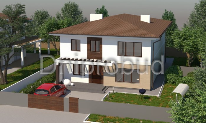 Проект дома Db 7 - 5 Двухэтажные дома в Киеве