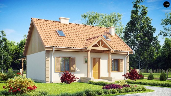 Проект дома U14 - 1 С мансардным этажом дома в Киеве