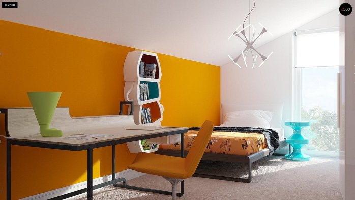 Проєкт будинку U229 - З мансардним поверхом дома у Києві