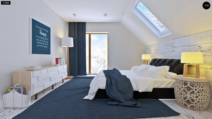 Проект дома U292 - 8 С мансардным этажом дома в Киеве