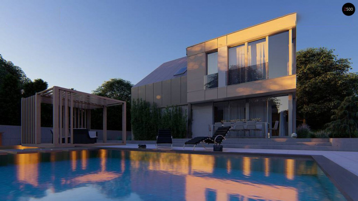 Проект дома U408 - 2 С мансардным этажом дома в Киеве