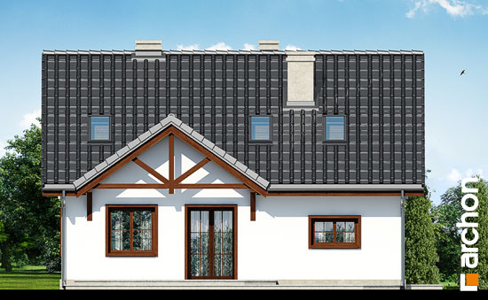 Проект дома Дом в бруснике 3 вер.2 - 6 С мансардным этажом дома в Киеве