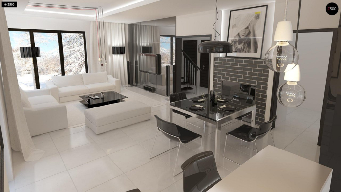 Проект дома Ub2 - 5 Двухэтажные дома в Киеве