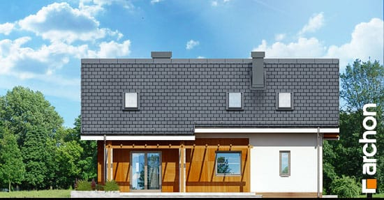 Проект дома Дом Миниатюрка 2 (Н) вер.2 - 6 С мансардным этажом дома в Киеве