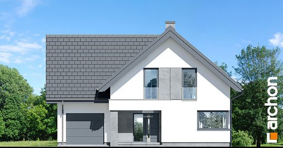 Проект дома Дом в рабатках - 3 С мансардным этажом дома в Киеве