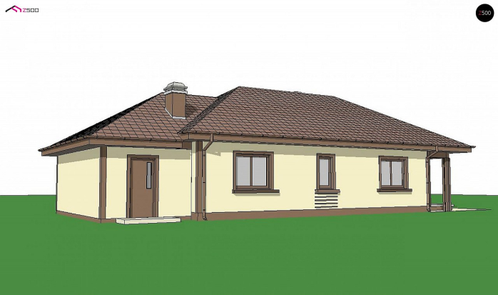 Проект дома U55 GP - 2 Одноэтажные дома в Киеве