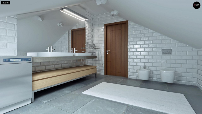 Проект дома U283 - 14 С мансардным этажом дома в Киеве