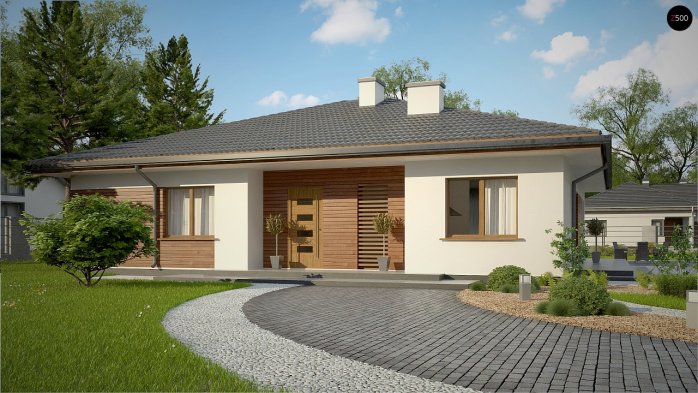 Проект дома U321 - 6 Одноэтажные дома в Киеве